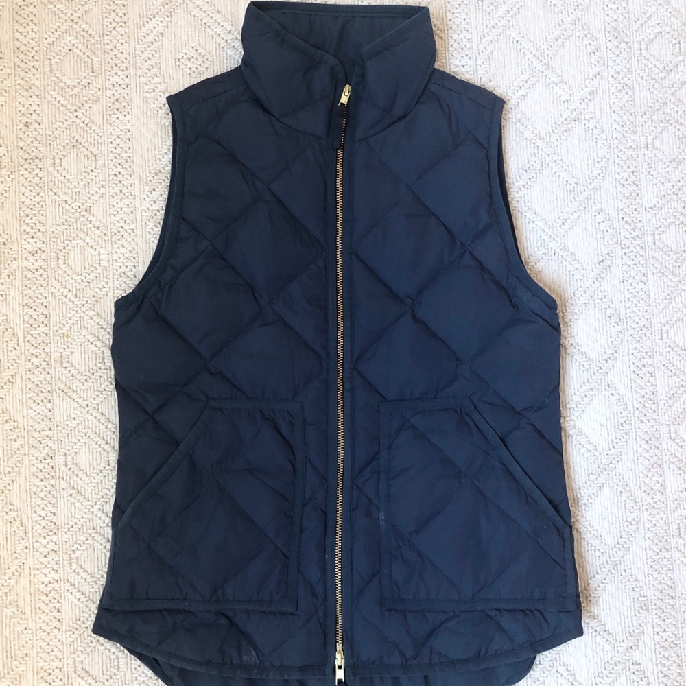Navy JCrew vest